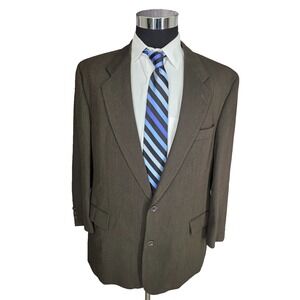 Hugo Boss Blazer‎ Mens 48R Green Sports Coat Jacket 2 Buttons Vented Pure Wool